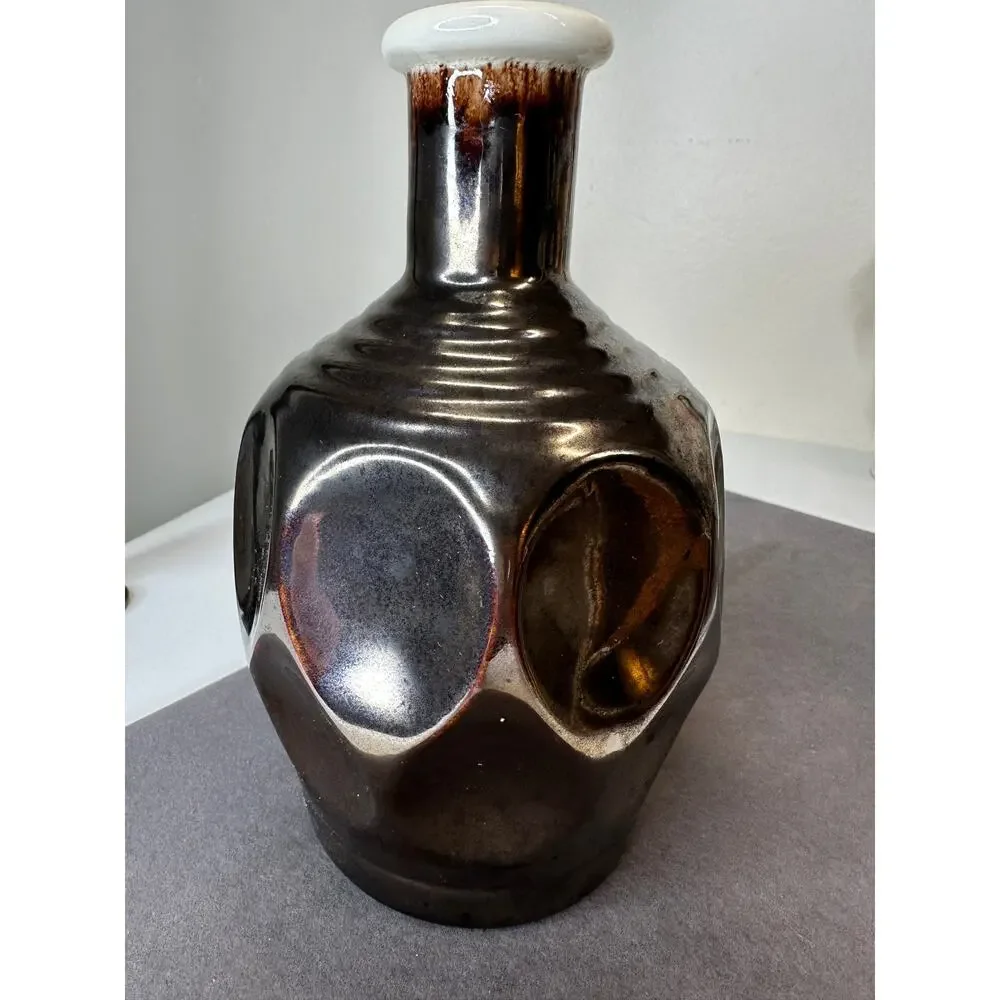Vintage Boho brass style bud vase 7